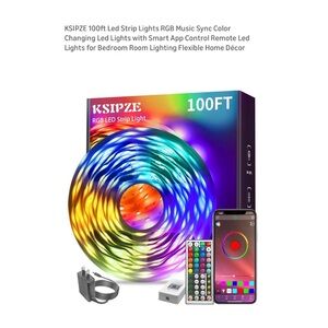 LED Strip Lights with Remote Control 100ft